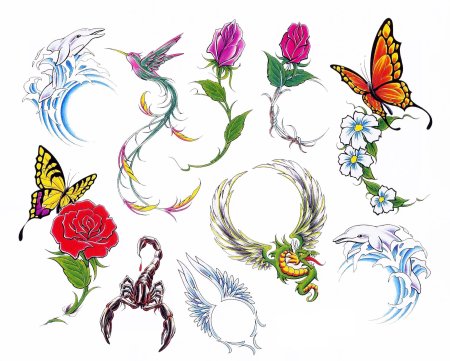 Эскизы тату маленькие