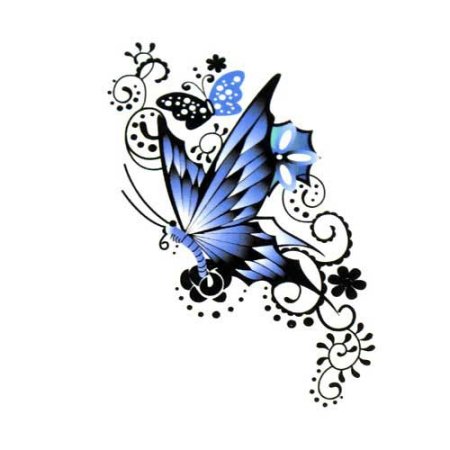 Бабочка тату эскиз