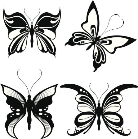 Стилизованная бабочка