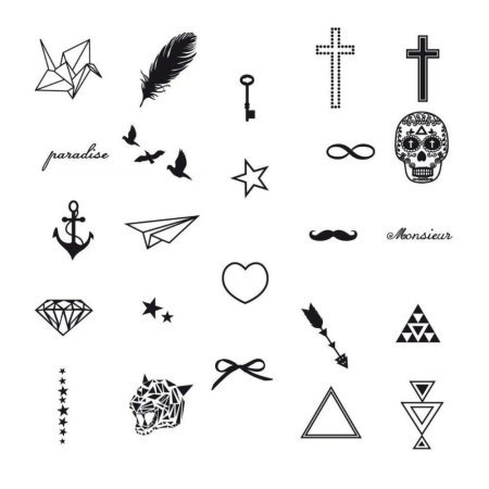 Маленькие рисуночки для тату