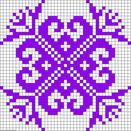 Узоры в клеточку в тетради