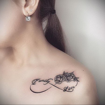 Женские Татуировки на ключице