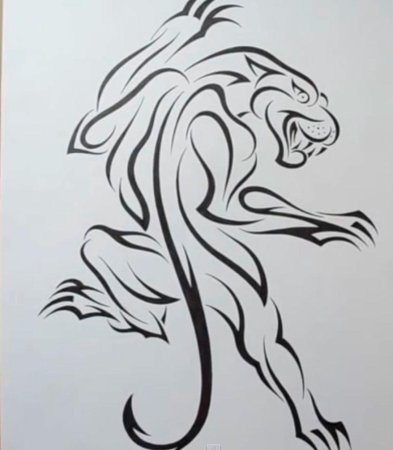 Тату карандашом для срисовки