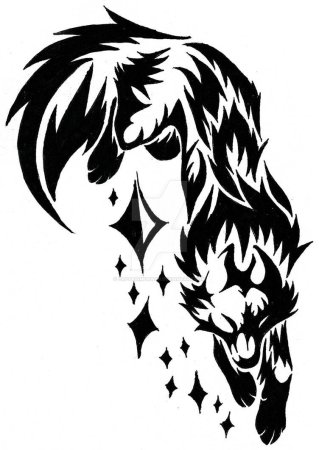 Рисунки Волков для срисовки