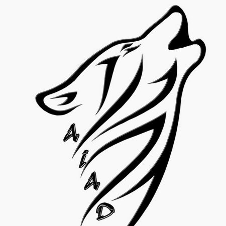 Волк рисунок тату