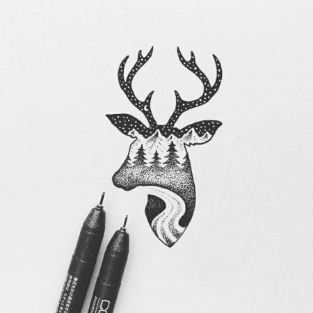 Эскиз маленькой тату