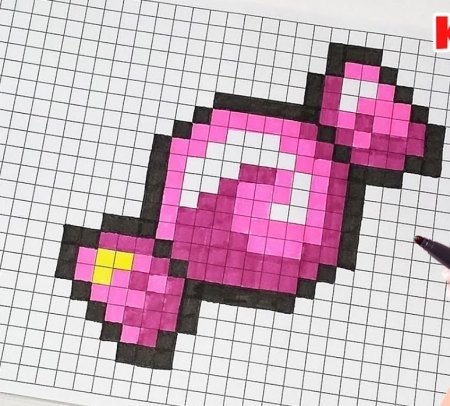 Рисунки по клеточкам лёгкие и красивые