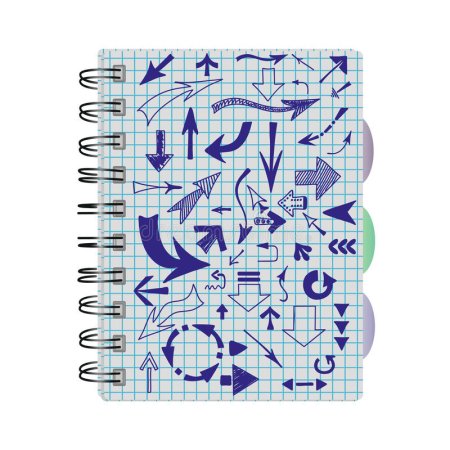 Рисунки для блокнота легкие в клетку