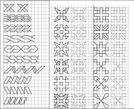 Рисунки по клеточкам