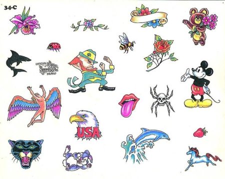 Татуировки детские рисунки