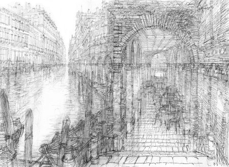 Франция Эйфелева башня рисунок