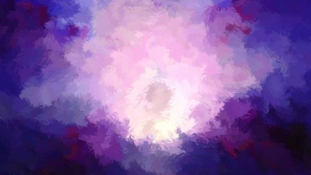 Сказочный пейзаж гуашью