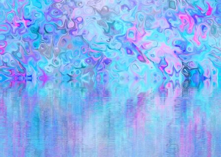 Пейзаж в стиле аниме