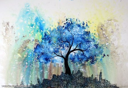 Нарисовать закат