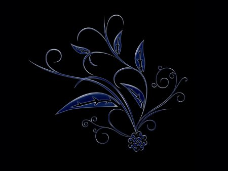 Красивые узоры на темном фоне