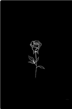 Эскизы на черном фоне Минимализм