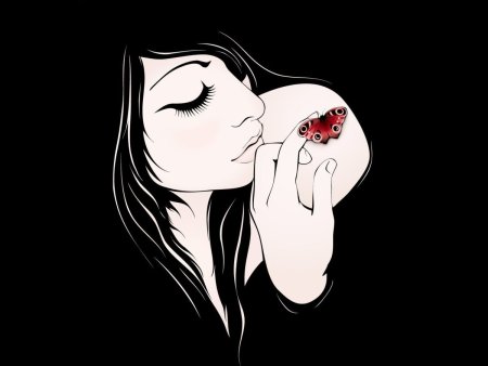 Рисунки на темном фоне