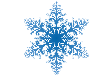 Снежинки на прозрачном фоне