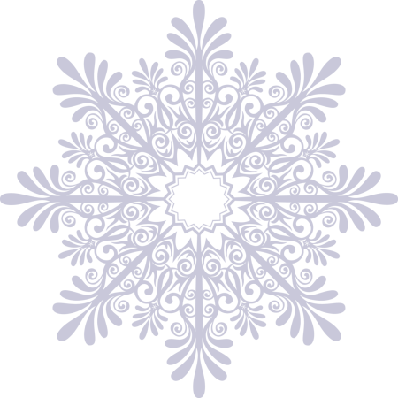 Снежинки на прозрачном фоне