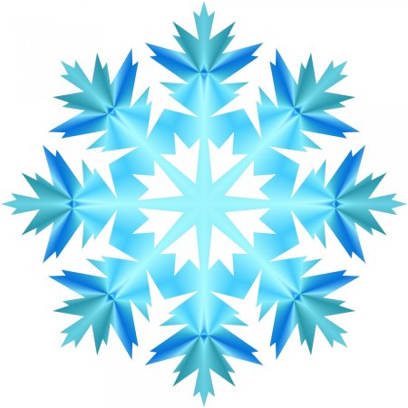 Снежинки на прозрачном фоне