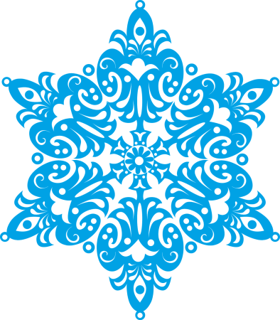 Снежинка вектор