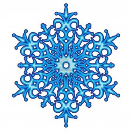 Красивые снежинки