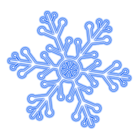 Снежинки на белом фоне