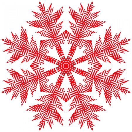 Снежинки на белом фоне