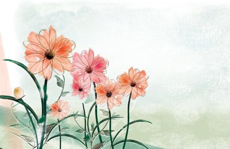 Фон цветы рисунок