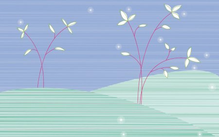 Весенний фон мультяшный