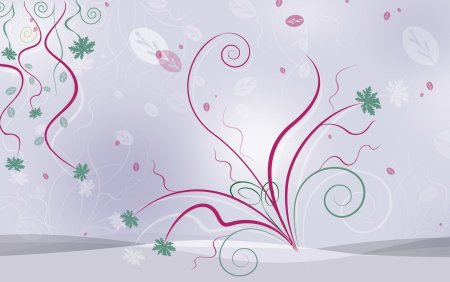 Абстрактные цветы вектор