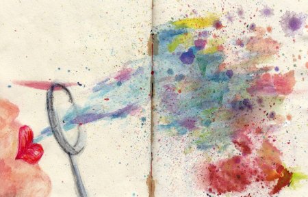 Маленькие рисунки красками