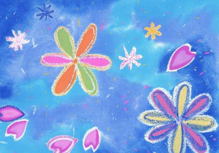 Красивый фон для детей про рисование