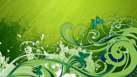 Зеленый узор