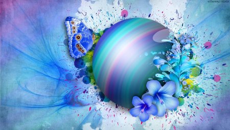 Бабочка абстракция