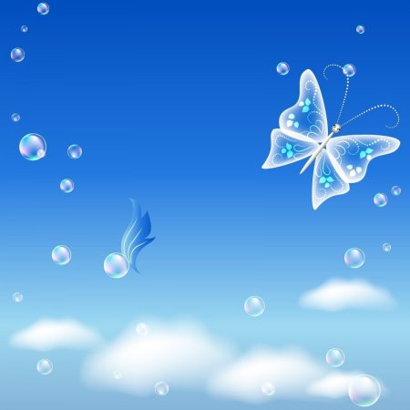 Голубой фон