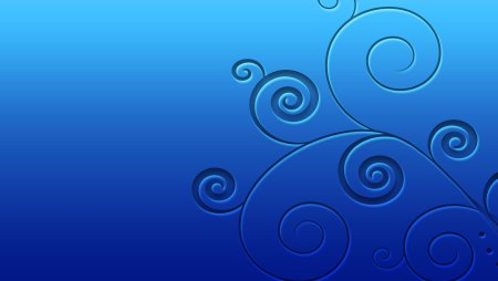 Синий фон с узорами