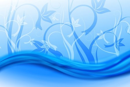 Узоры на голубом фоне