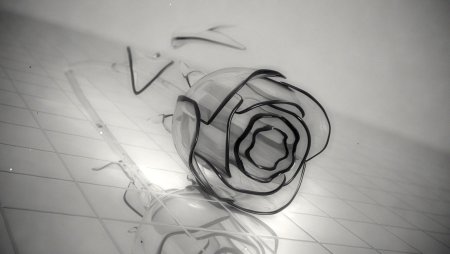 Чёрно-белая абстракция