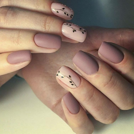 Стеганный маникюр