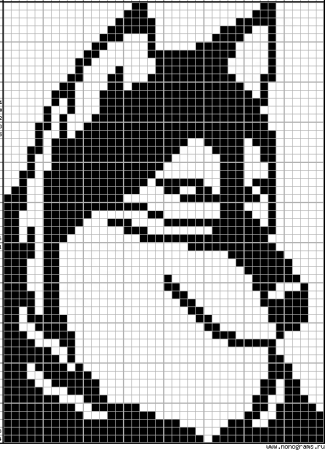 Рисунки по клеткам черно белые