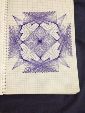 Рисунки в клеточку карандашом