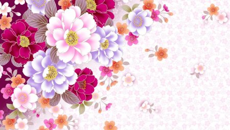 Красивый фон с цветами