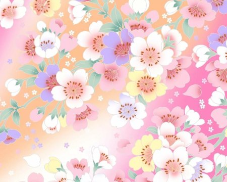 Фоновый рисунок цветочки