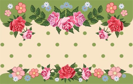 Фон в мелкий цветочек