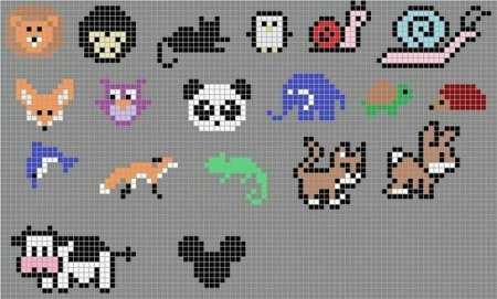 Рисунки по клеточкам