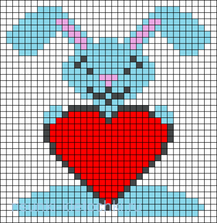 Рисунки по клеточкам для мамы