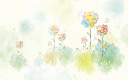 Акварельный фон детский