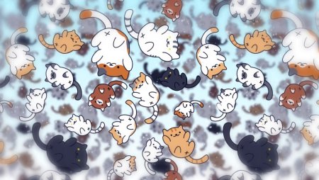 Много котов аниме