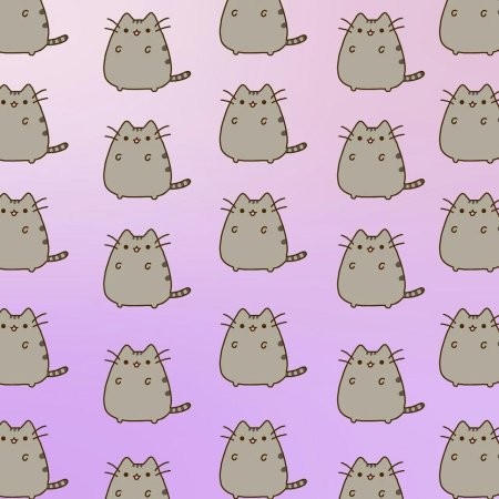 Белая кошка арт